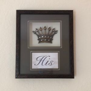 King & Queen wall decor